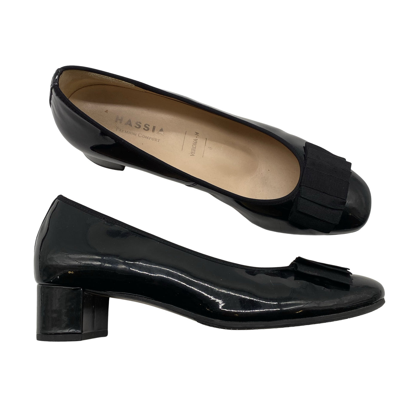 Unisex Hassia - High heels, size 38 - Black (1)