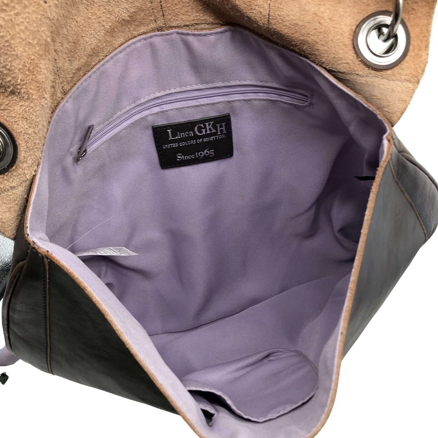 Unisex Benetton - Handbag, size Maxi - Brown (3)