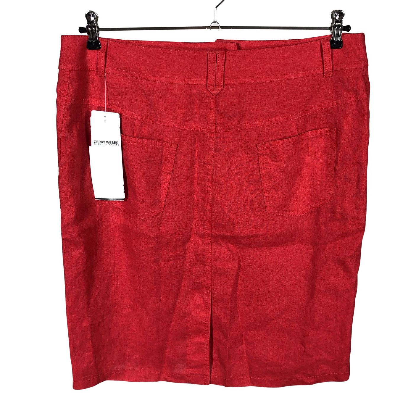 Unisex Gerry Weber - Fabric skirt, size 44 - Red (2)