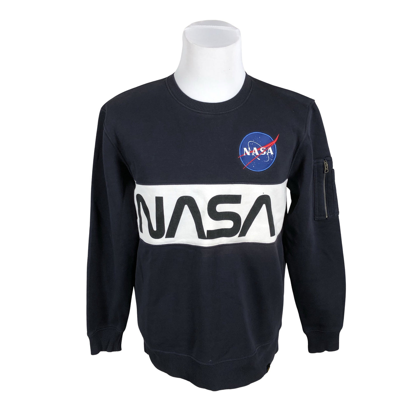 Unisex Alpha Industries - Sweatshirt, size M - Blue (1)