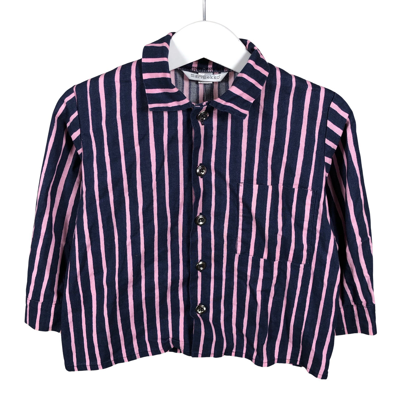 Unisex Marimekko - Collared shirt, size 86 - 92 - Blue (1)