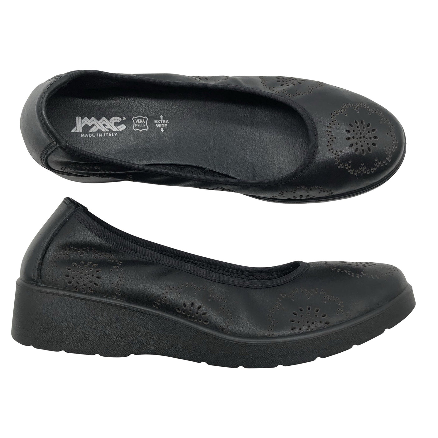 Unisex Imac - Wedge heel shoes, size 41 - Black (1)