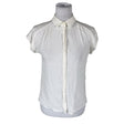 Unisex Oliver Bonas - Short-sleeved blouse, size 38 - White ()