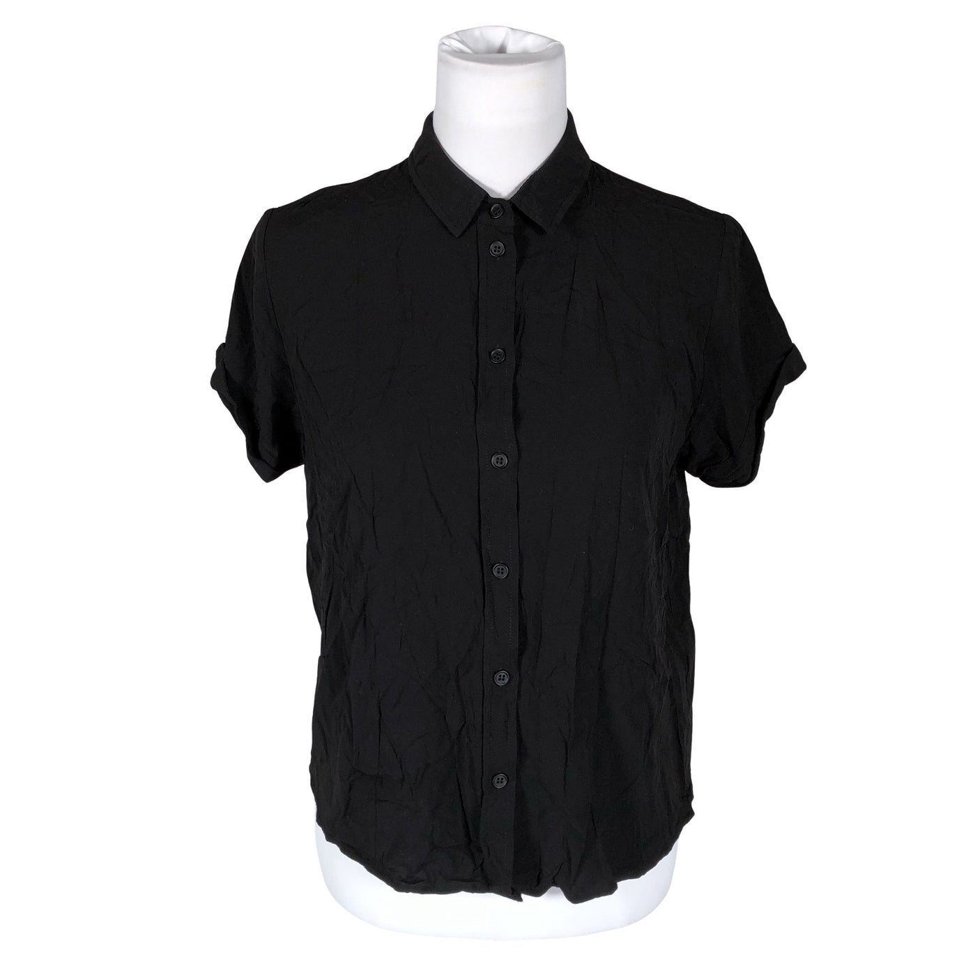 Unisex Samsoe&Samsoe - Short-sleeved blouse, size 36 - Black (1)
