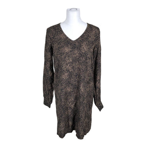 Unisex Cream - Schiffon dress, size 36 - Black (1)
