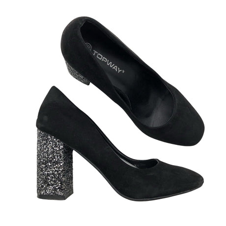 Unisex Topway - Evening high heels, size 38 - Black ()