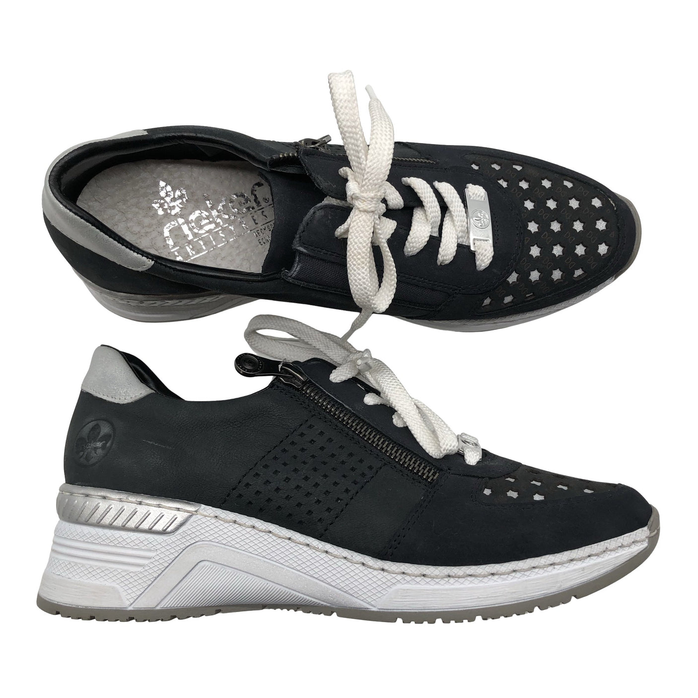Unisex Rieker - Sneakers, size 40 - Black (1)