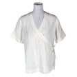 Unisex Arket - Short-sleeved blouse, size 40 - Natural white ()