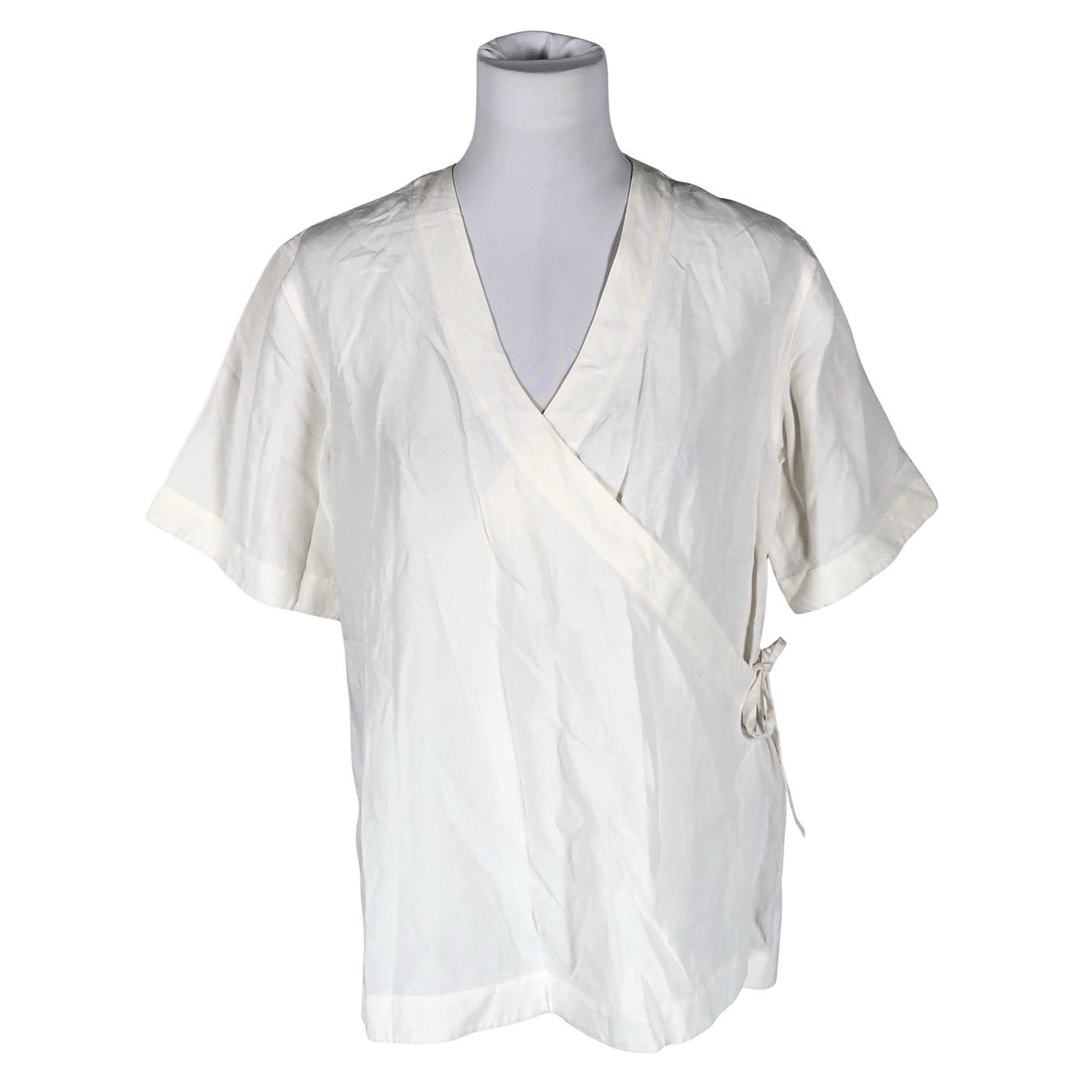 Unisex Arket - Short-sleeved blouse, size 40 - Natural white (1)
