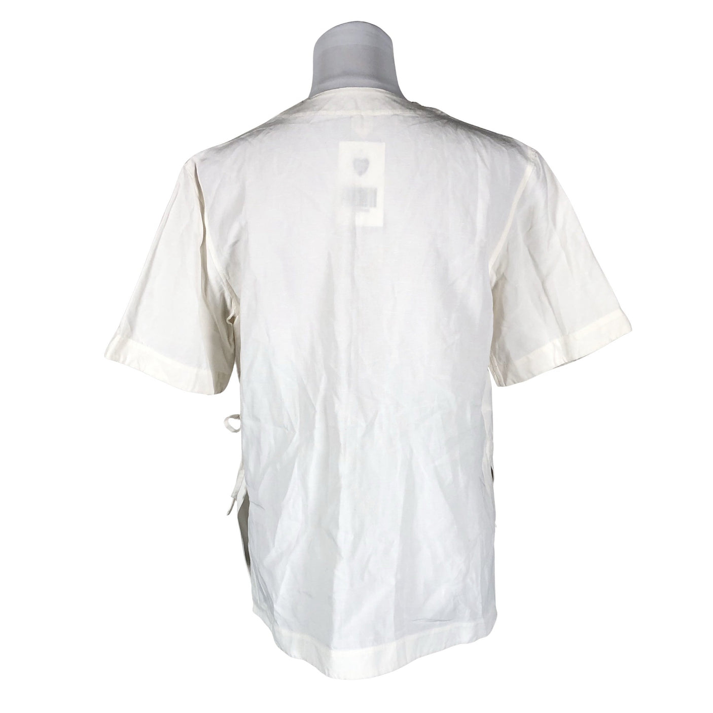 Unisex Arket - Short-sleeved blouse, size 40 - Natural white (2)