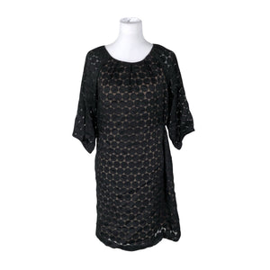 Unisex InWear - Schiffon dress, size 38 - Black (1)