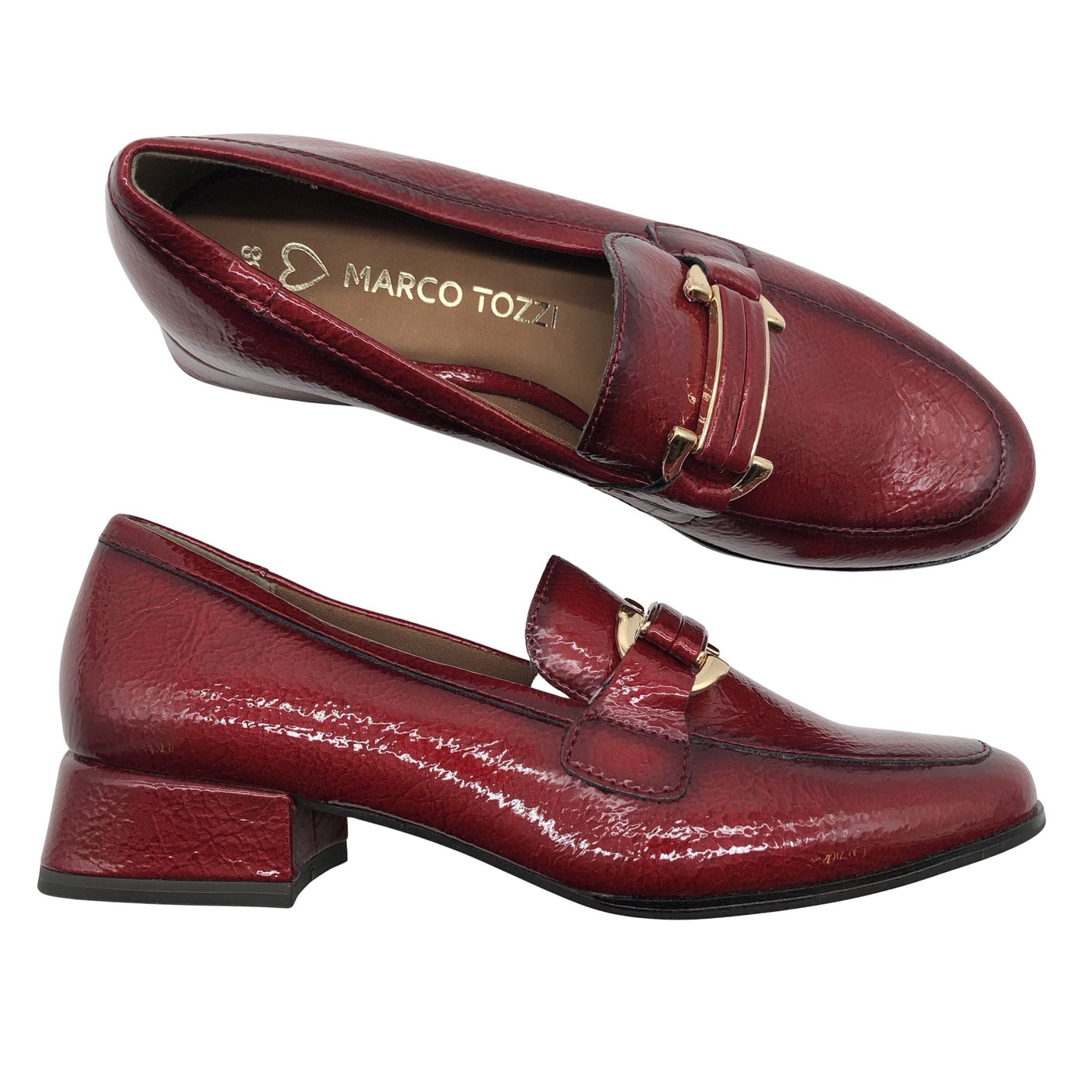 Unisex Marco Tozzi - Loafers, size 38 - Red (1)