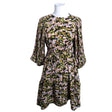 Unisex Selected - Schiffon dress, size 34 - Green ()
