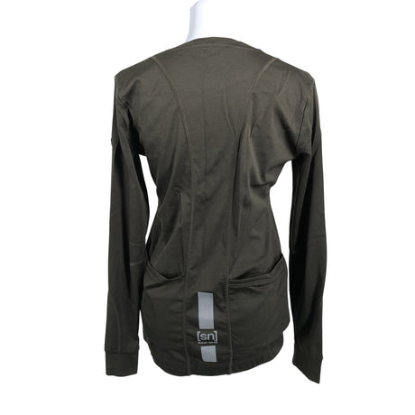 Unisex Super.natural - Sports shirt, long sleeve, size 40 - Brown (2)