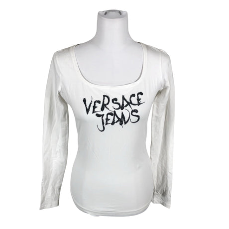 Unisex Versace Jeans - Tricot shirt, size 38 - White ()
