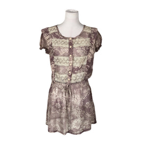 Unisex Azaka - Schiffon dress, size 40 - Violet (1)