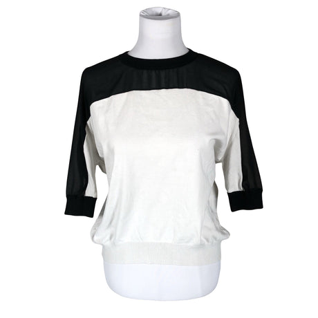 Unisex Karen Millen - Short-sleeved blouse, size 38 - Black ()