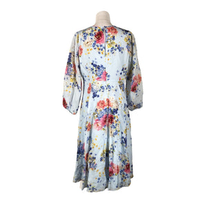 Unisex Hobbs - Schiffon dress, size 40 - Light blue (3)