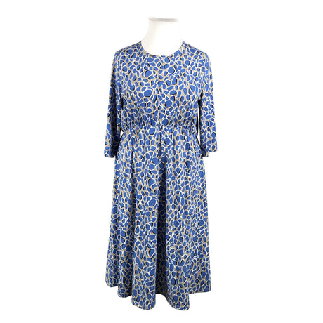Unisex Taifun - Tricot dress, size 42 - Blue ()
