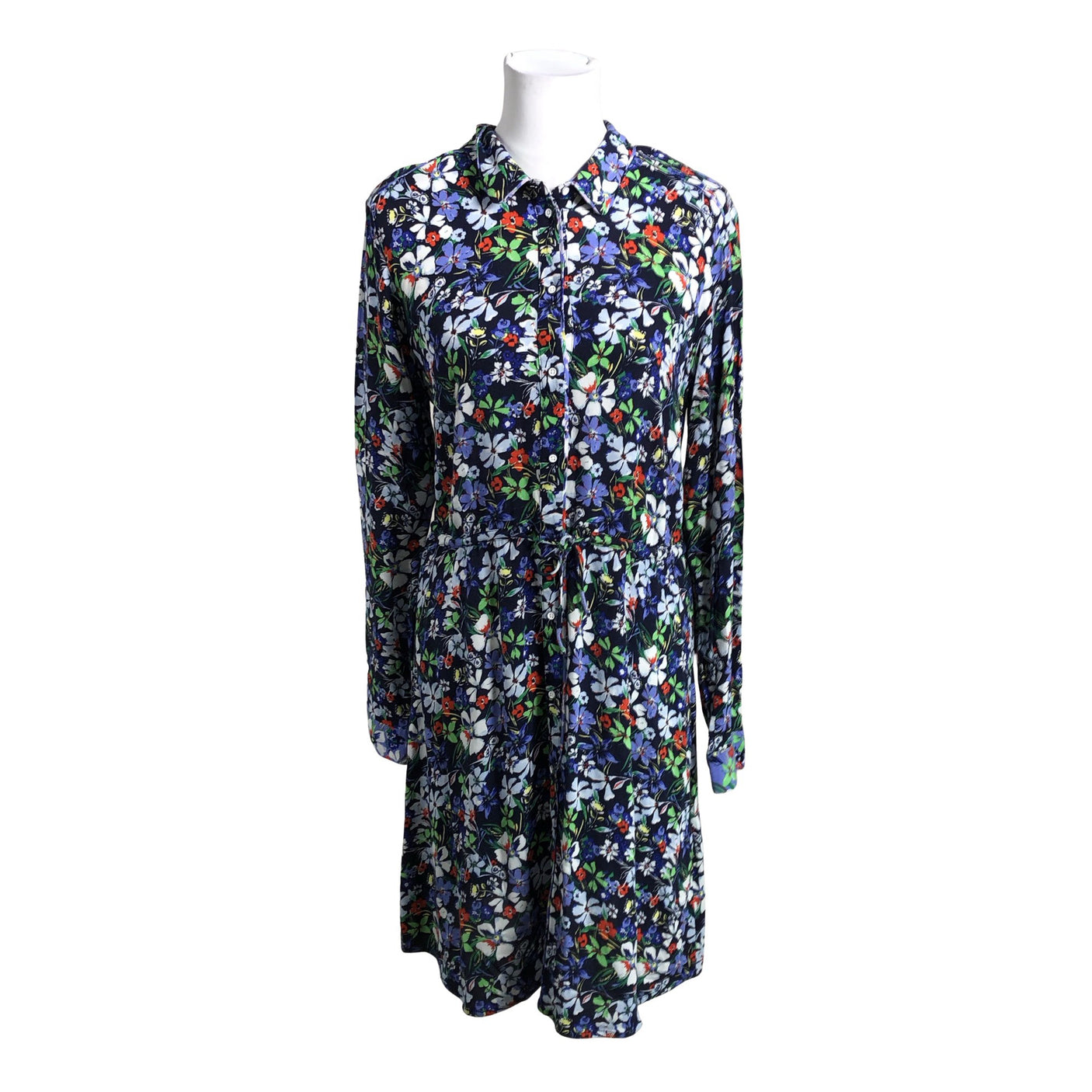 Unisex Tom Tailor - Schiffon dress, size 38 - Blue (1)