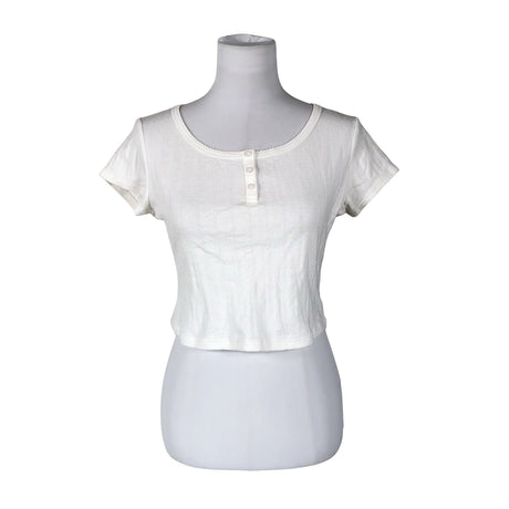 Unisex Uniqlo - T-shirt, size 38 - White ()