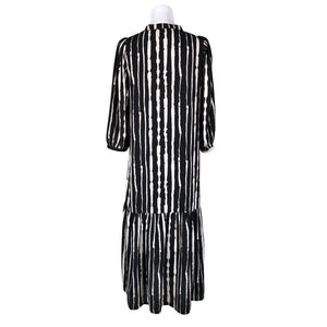 Unisex Just Female - Schiffon dress, size 38 - Black (2)
