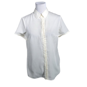 Unisex Esprit - Short-sleeved blouse, size 40 - Natural white (1)