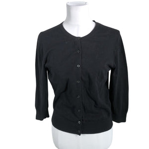 Unisex Muji - Cardigan, size 40 - Black (1)