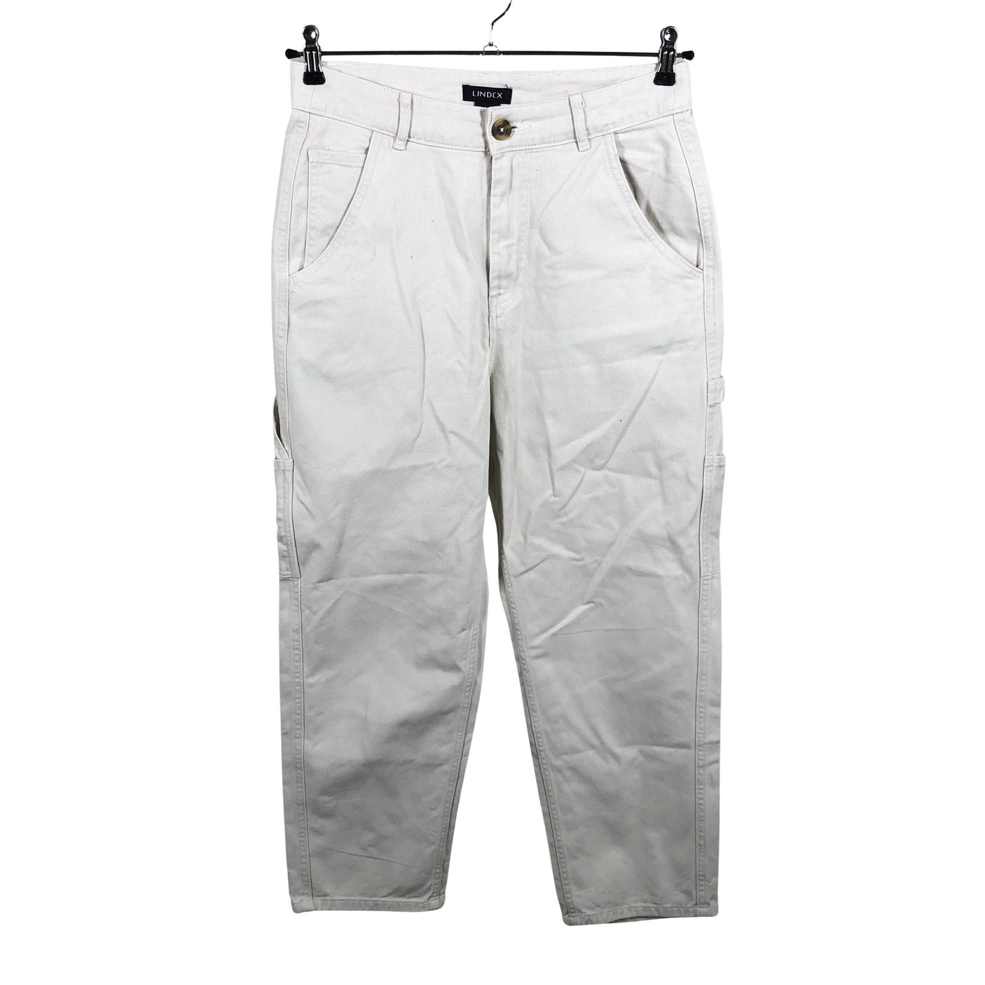 Unisex Lindex - Cargo pants, size 40 - Beige (1)