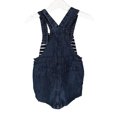 Unisex Polarn O. Pyret - Denim dress, size 92 - 98 - Blue (2)