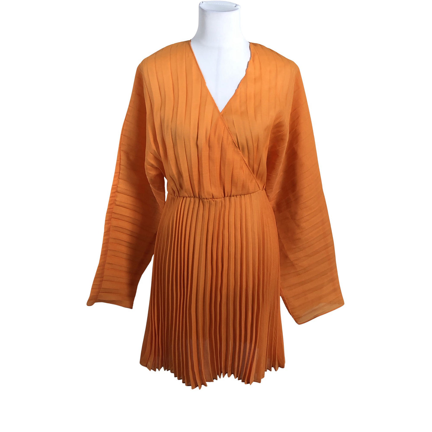 Unisex Samsoe&Samsoe - Schiffon dress, size 38 - Orange (1)
