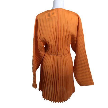 Unisex Samsoe&Samsoe - Schiffon dress, size 38 - Orange (2)