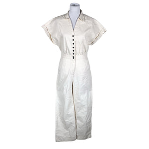 Unisex Lindex - Overalls, size 36 - Natural white (1)