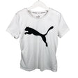 Unisex Puma - Sports shirt, short sleeve, size 146 - 152 - White ()