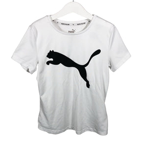 Unisex Puma - Sports shirt, short sleeve, size 146 - 152 - White (1)