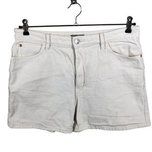 Unisex Lindex - Denim shorts, size 44 - Natural white (1)
