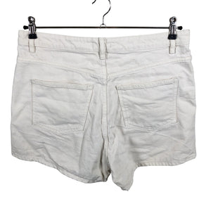 Unisex Lindex - Denim shorts, size 44 - Natural white (2)