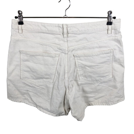 Unisex Lindex - Denim shorts, size 44 - Natural white (2)