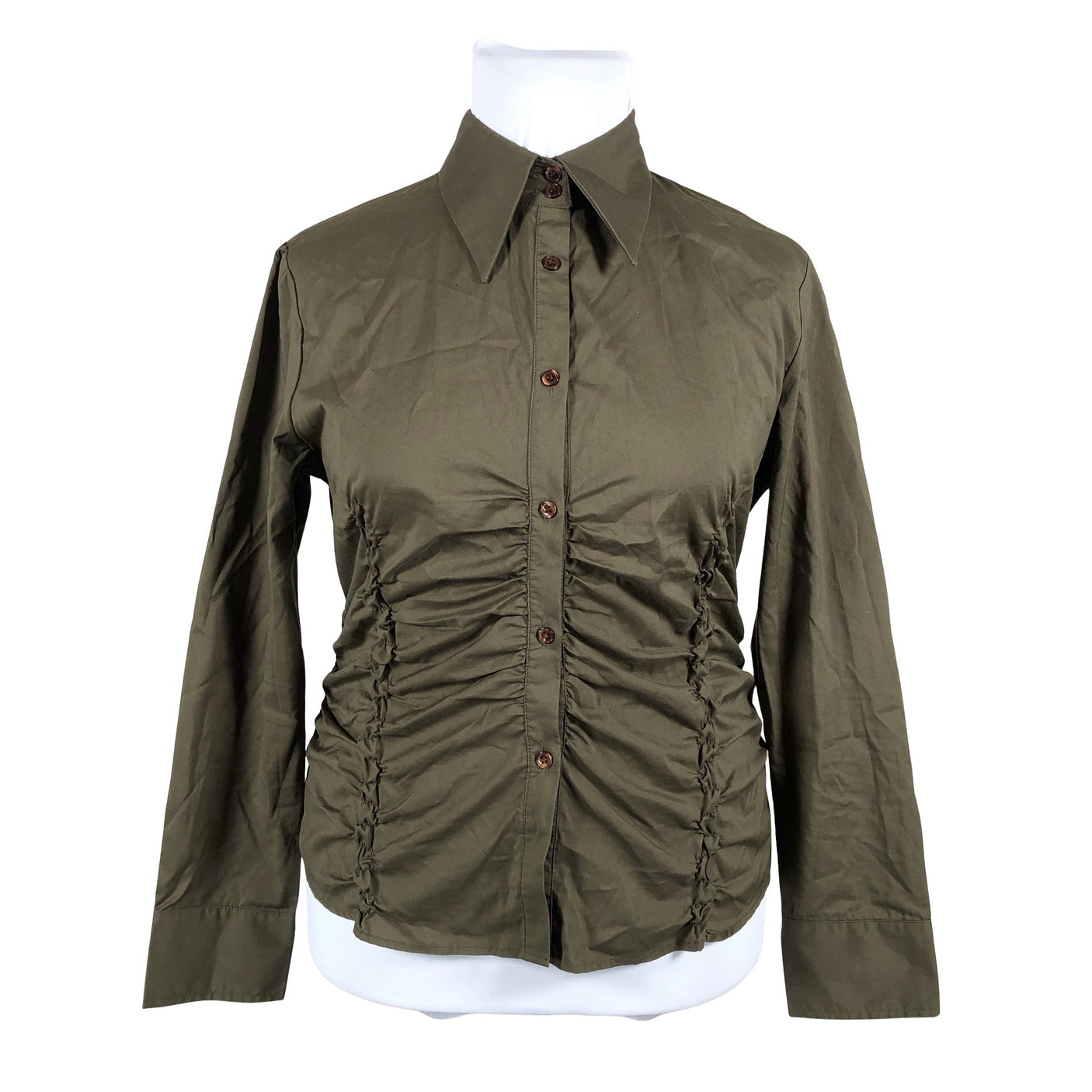 Unisex Sand - Collared shirt, size 42 - Green (1)