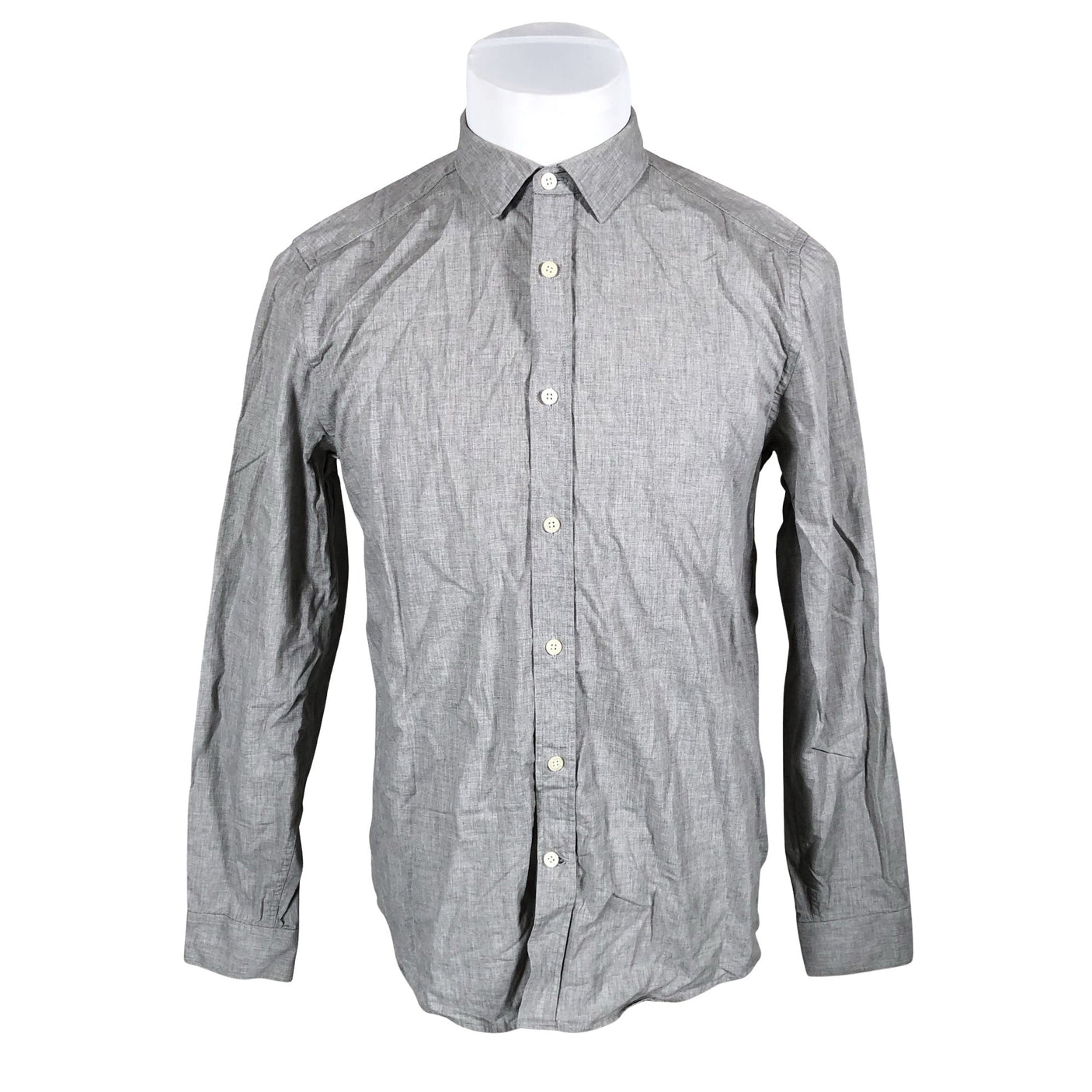 Unisex Lyle&Scott - Collared shirt, size M - Gray (1)