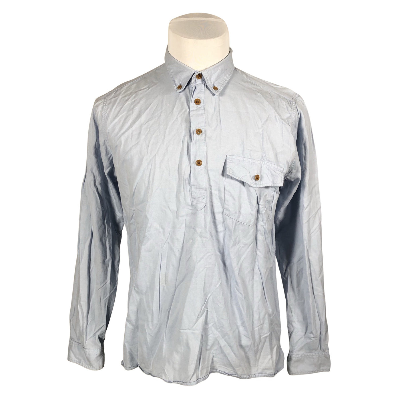 Unisex Homebound - Collared shirt, size M - Light blue (1)