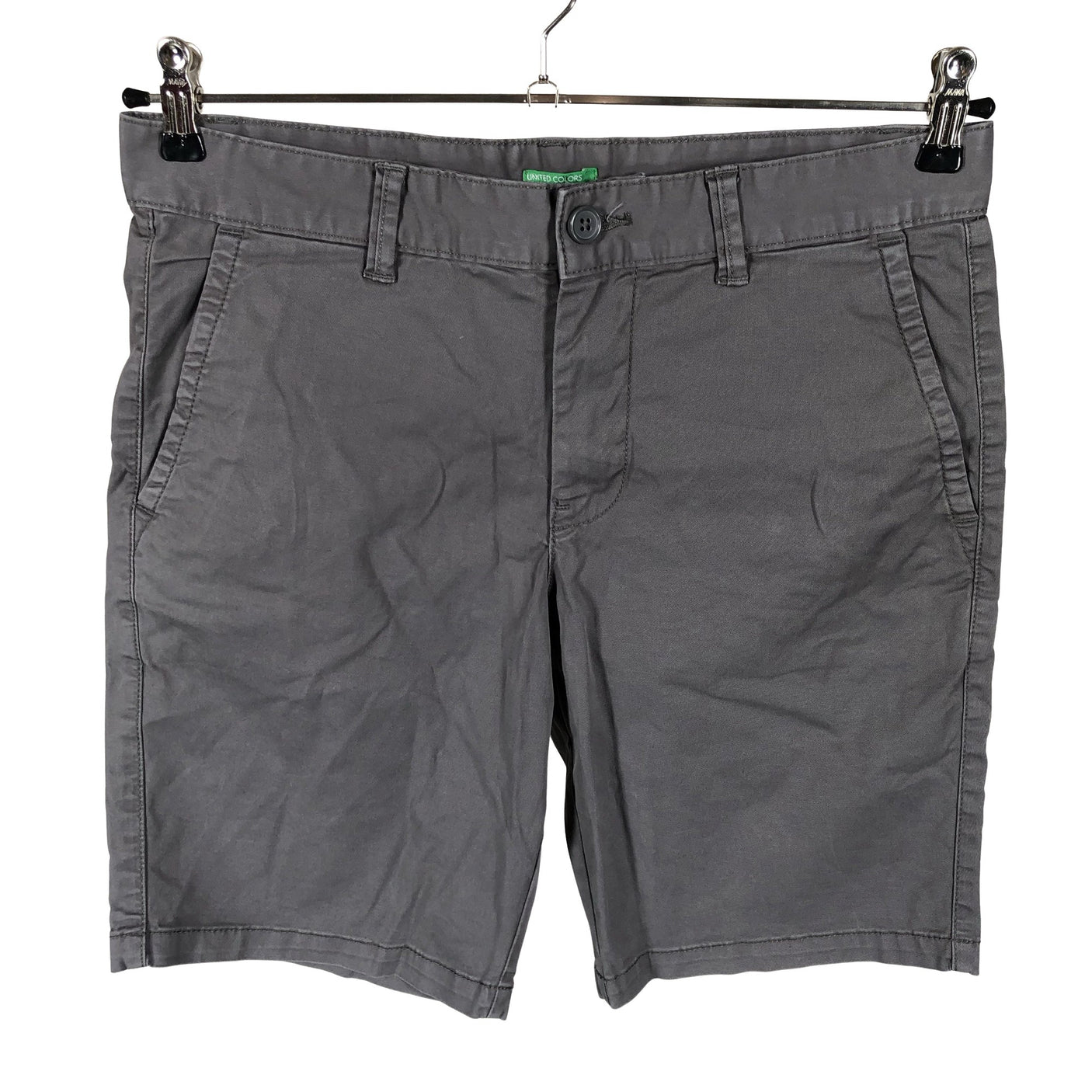 Unisex Benetton - Shorts, size 40 - Gray (1)