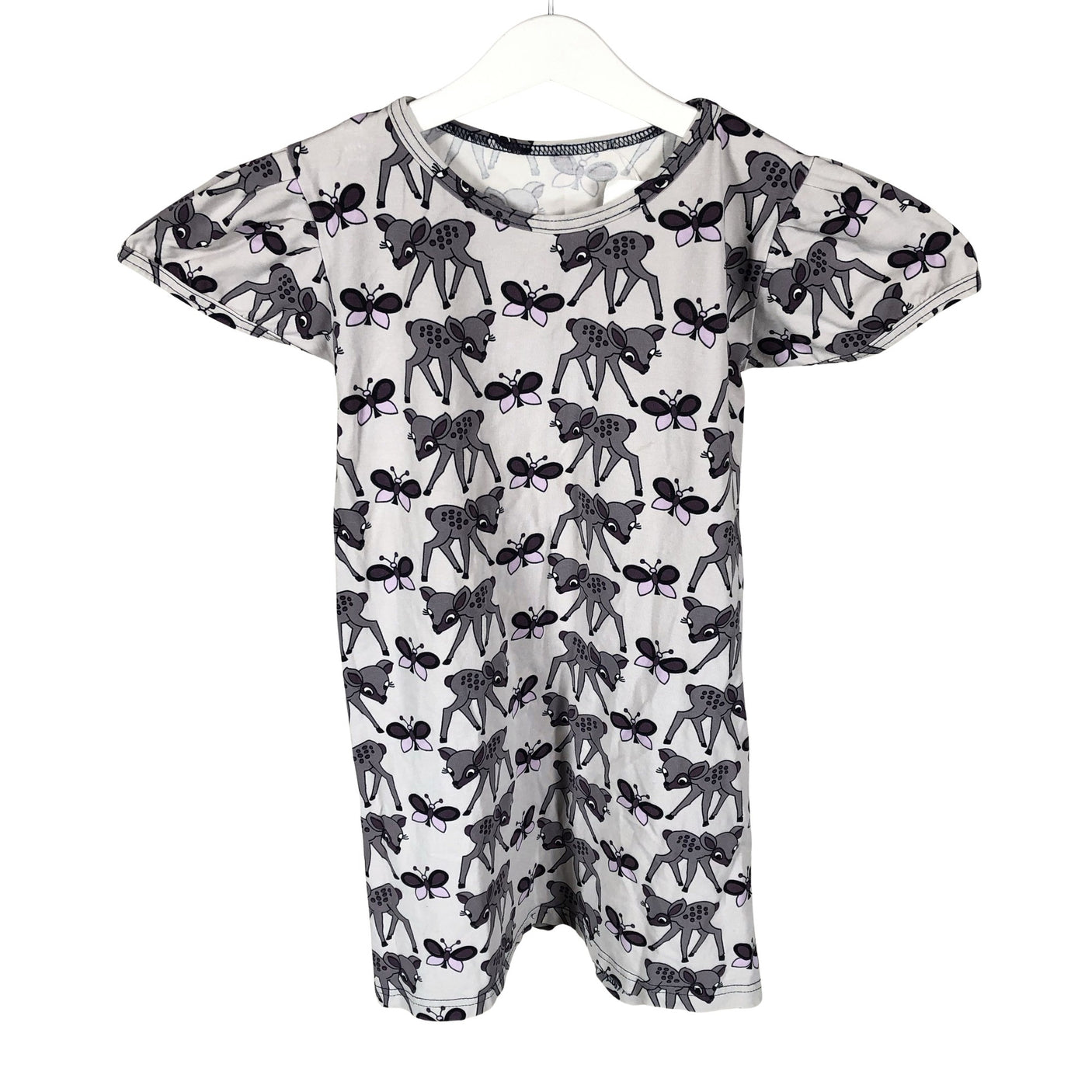 Unisex Handmade - Tricot dress, size 122 - 128 - Gray (1)