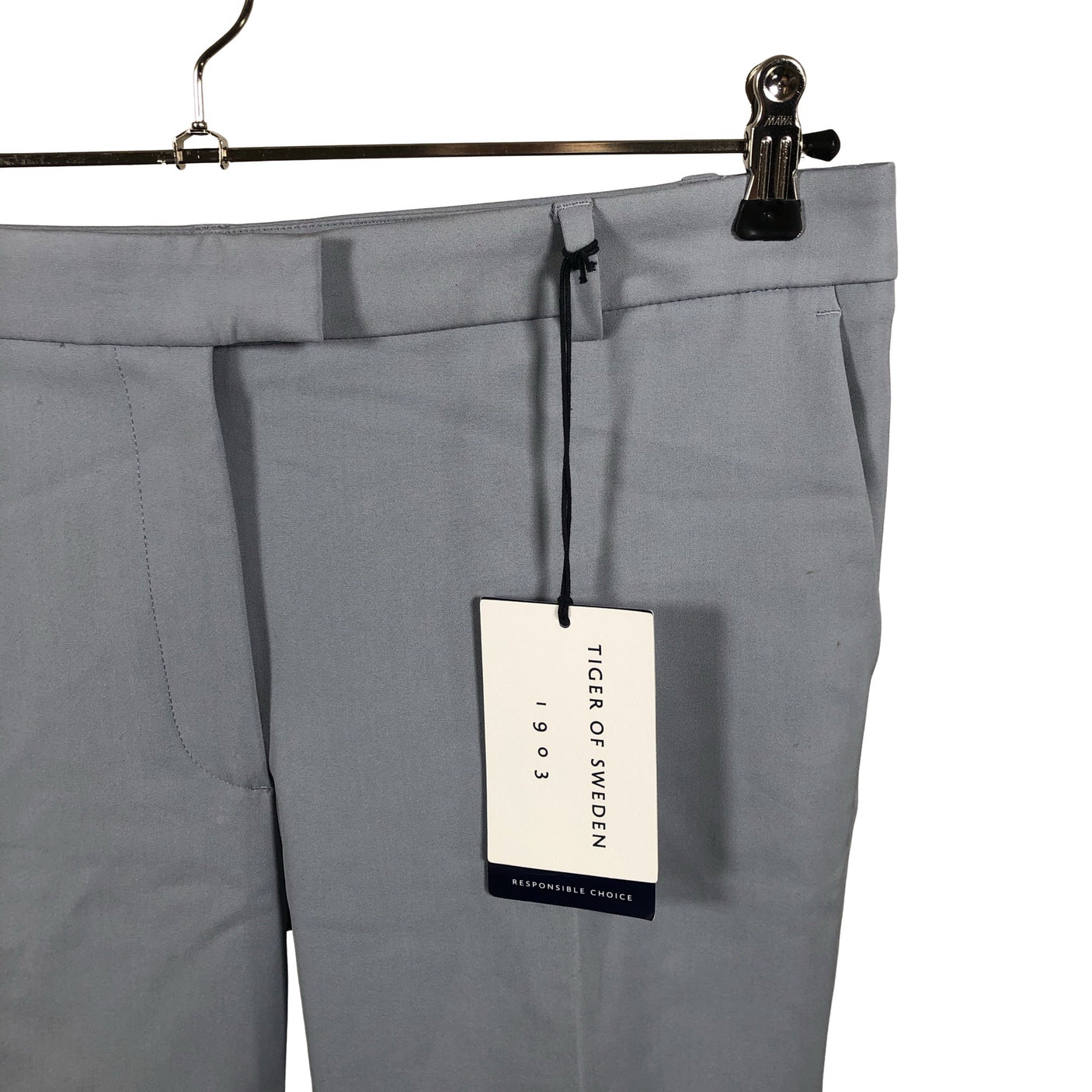 Unisex Tiger of Sweden - Straight leg trousers, size 42 - Light blue (3)