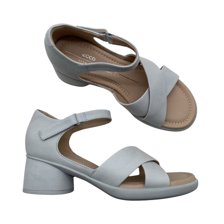Unisex Ecco - Heeled sandals, size 37 - Light blue ()