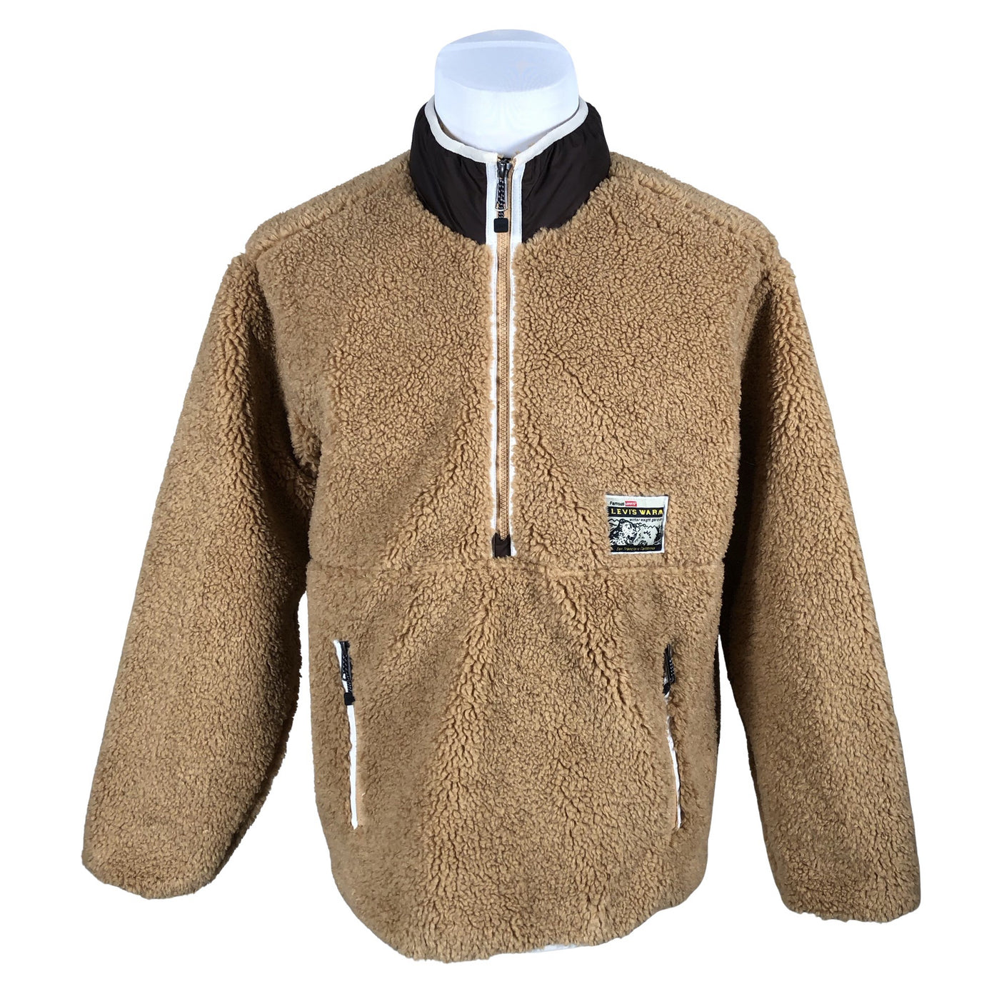 Unisex Levi's - Faux fur coat, size M - Brown (1)