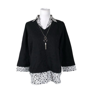 Unisex Alfred Dunner - Sweater, size 40 - Black (1)