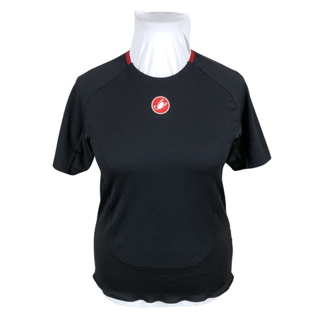 Unisex Castelli - Sports shirt, short sleeve, size 42 - Black ()