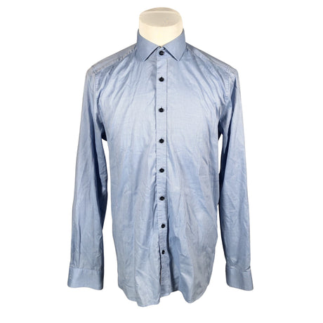 Unisex Olymp - Collared shirt, size L - Light blue ()