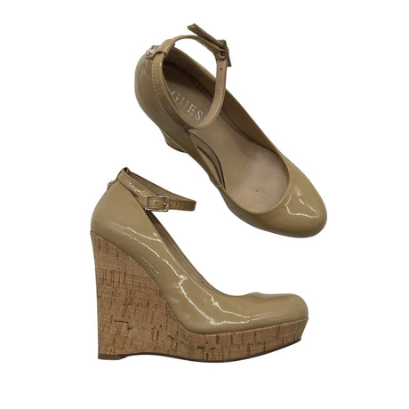 Unisex Guess - Wedge heel shoes, size 36 - Beige ()